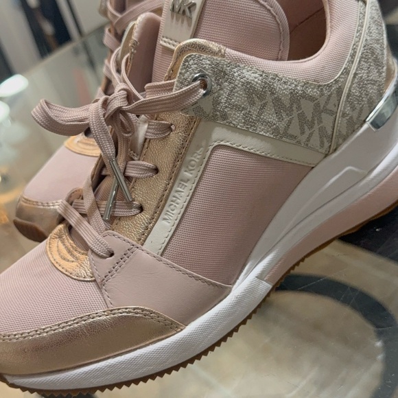 Michael Kors Blush and Metallic Sneakers - Picture 7 of 8